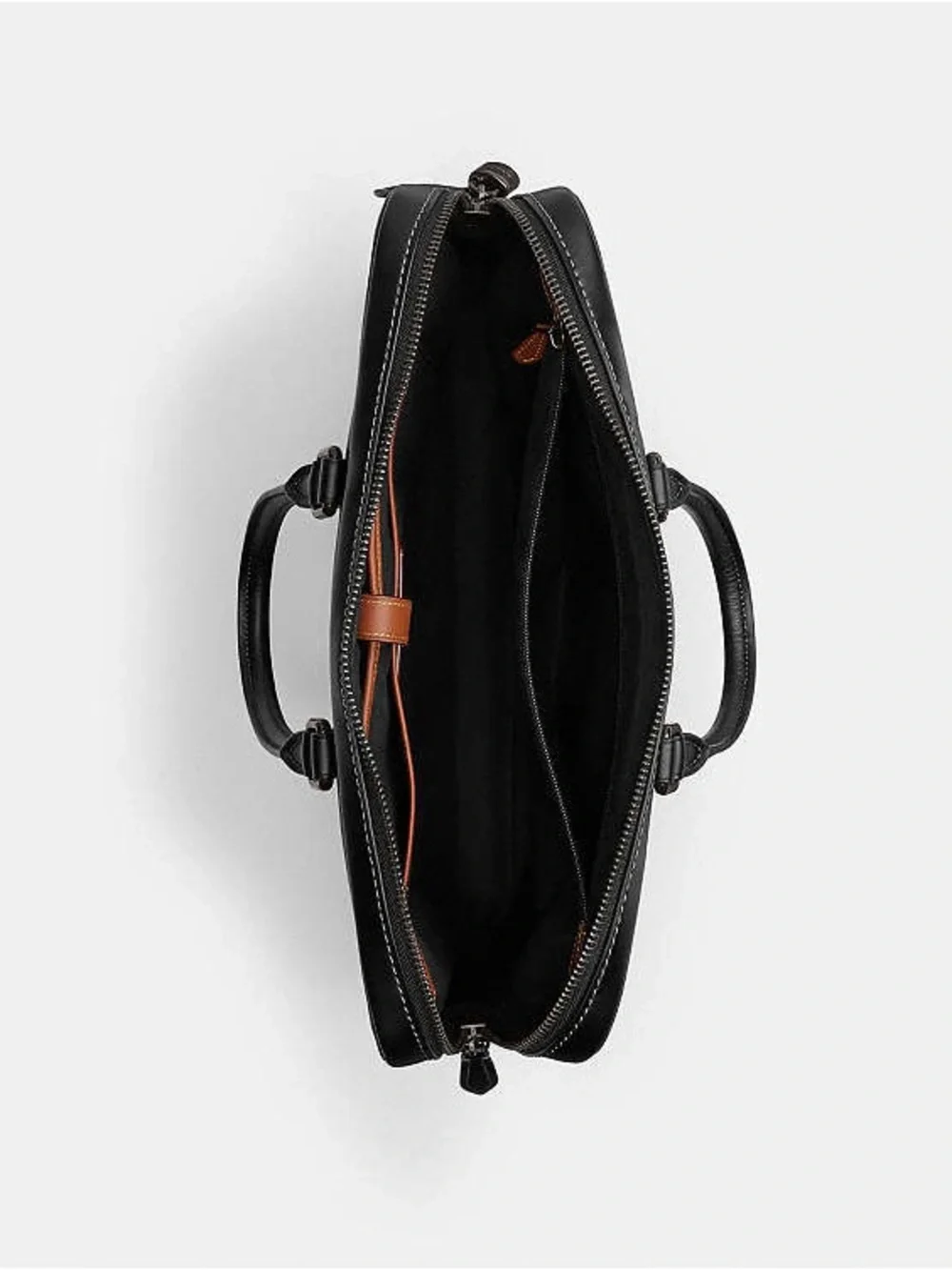Coach Metropolitan Slim Briefcase in Signature CanvasCharcoal /Black NWT